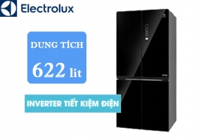 Tủ lạnh Electrolux 622 lít inverter EQE6909A-B